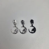 Moon skull zip pull #5