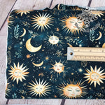 Celestial Sun jersey fabric