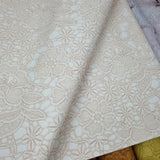 Lace Effect Floral Faux leather / vinyl fabric. 39x67cm roll