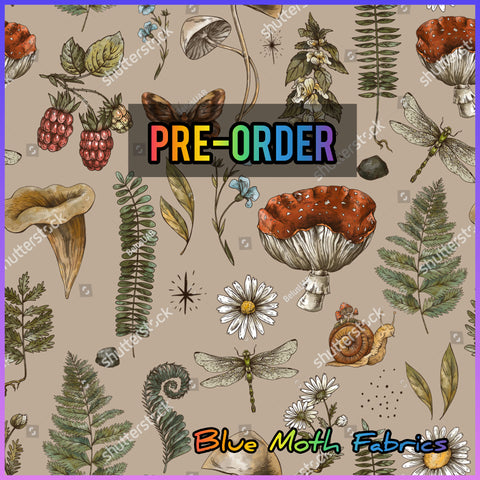 PRE-ORDER. Autumn Goods Beige fabric. By METER