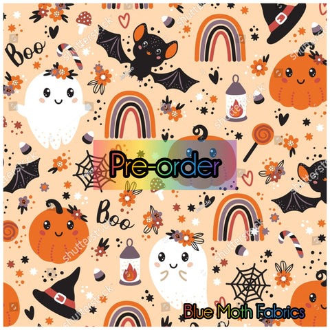 Cute Halloween Bats fabric. By METER