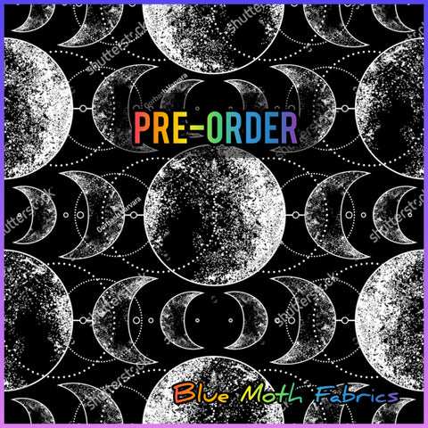 PRE-ORDER. Moons fabric. By METER