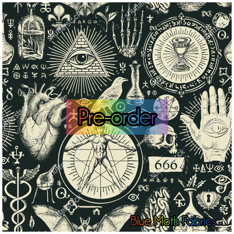 Retro Occult fabric. By METER