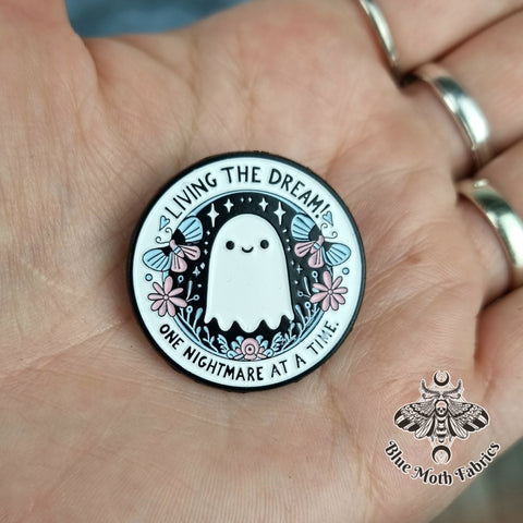 Cute spooky Ghost Enamel Pin Badge