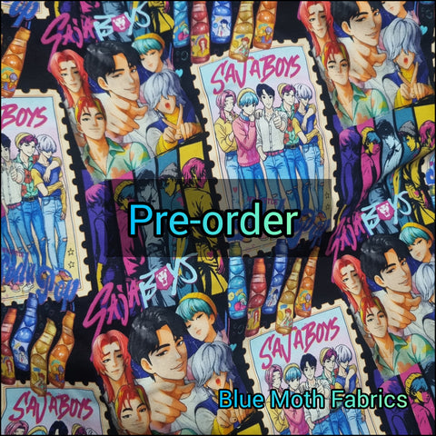 PRE-ORDER. Saja boys fabric. By METER