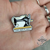 Sewing Machine Enamel Pin Badge