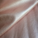 40x144cm BOLT END. Pink Soft Metallic Solid Faux leather / vinyl fabric.
