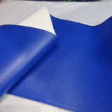 20x144cm BOLT END. Royal Blue Solid Faux leather / vinyl fabric.