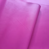 38x135cm BOLT END. Pink. Solid Faux leather / vinyl fabric.