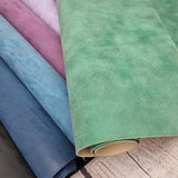 Solid Semi crease Matte Frost Faux leather / vinyl fabric. 40x67cm roll