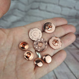 Magnetic Clasps with Rivets Fastener Snaps 18mm. Set of 2