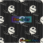PRE-ORDER. Nightmare Jack fabric. By METER