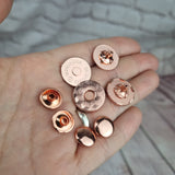 Magnetic Clasps with Rivets Fastener Snaps 18mm. Set of 2