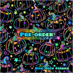 PRE-ORDER. Rainbow Pumpkin lines fabric. By METER