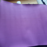 40x69cm BOLT END. LILAC. Some roll marks Matte Faux leather / vinyl fabric
