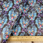Derpy tiger Faux leather / vinyl fabric. 39x66cm roll