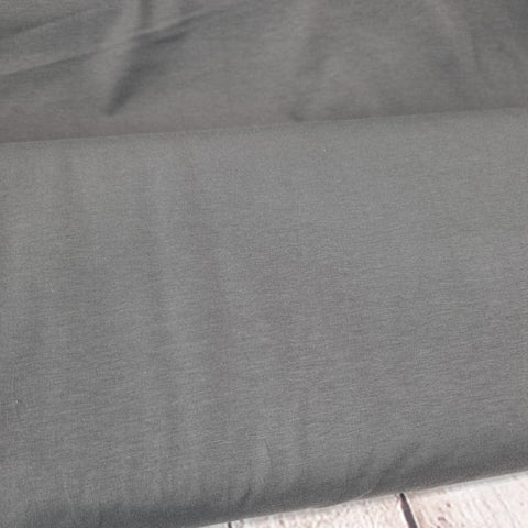 Grey Cotton Jersey Knit Fabric 220g/m2