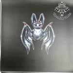 Cute Bat Faux leather / vinyl fabric. 33x33cm PANEL