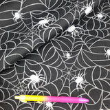 Spiderweb Pollycotton fabric 110cm wide
