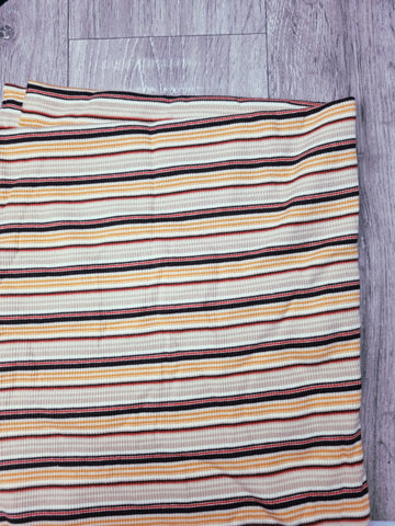 100x100cm BOLT END. Stripes rib knit 220gsm fabrics