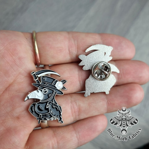 Plague Doctor Enamel Pin Badge