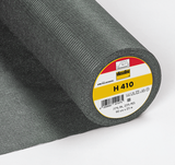 Iron-On Interfacing Medium Heavy Charcoal 90cm wide. sold by 50cm