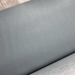 Grey Solid Faux leather / vinyl fabric. 40x150cm roll