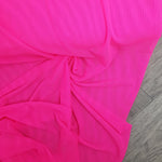 Stretch soft mesh neon pink fabric