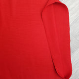 Red ribbing fabric - BlueMothFabrics