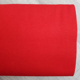 Red ribbing fabric - BlueMothFabrics