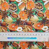 Winter spice heavyweight jersey fabric - BlueMothFabrics