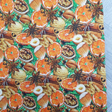 Winter spice heavyweight jersey fabric - BlueMothFabrics