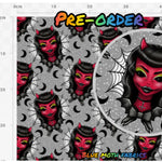 PRE-ORDER. Devil Queen fabric. By METER