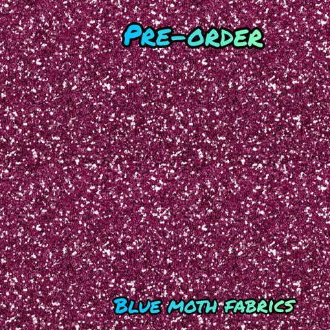 PRE-ORDER. Wine glitter effect fabric. By METER