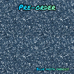 PRE-ORDER. Navy glitter effect fabric. By METER - BlueMothFabrics