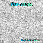 PRE-ORDER. White glitter effect fabric. By METER - BlueMothFabrics
