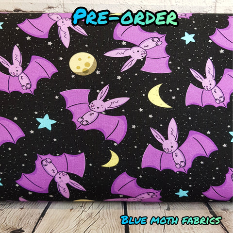 PRE-ORDER. Bats fabric. By METER