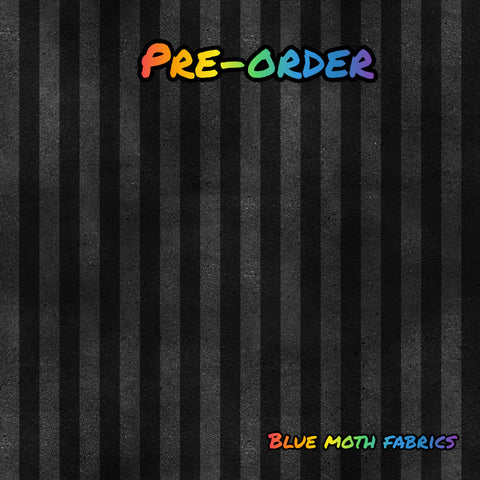 PRE-ORDER. Grunge stripes grey fabric. By METER - BlueMothFabrics