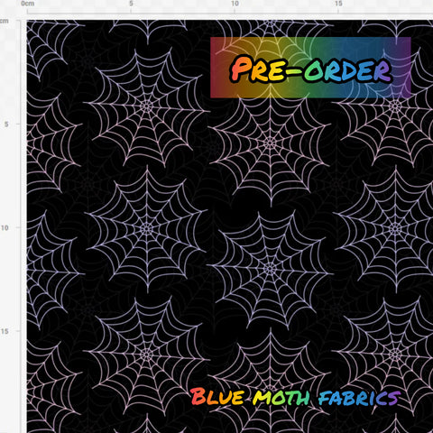 PRE-ORDER. Spider Web fabric. By METER - BlueMothFabrics