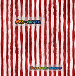 PRE-ORDER. Red stripe coord fabric. By METER - BlueMothFabrics