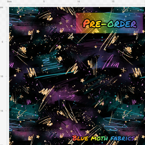 PRE-ORDER. Abstract sky fabric. By METER - BlueMothFabrics