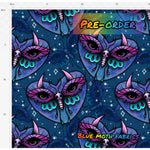 PRE-ORDER. Butterfly Eyes fabric. By METER - BlueMothFabrics
