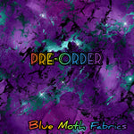 PRE-ORDER. Marble purple teal fabric. By METER