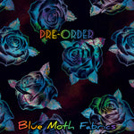 PRE-ORDER. Painted roses fabric. By METER