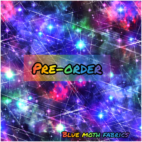 PRE-ORDER. Grunge Galaxy fabric. By METER - BlueMothFabrics