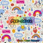 PRE-ORDER. Happy School fabric. By METER - BlueMothFabrics