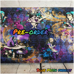 Pre-order. Alice in Wonderland fabric. By METER - BlueMothFabrics
