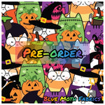 PRE-ORDER. Halloween Cats fabric. By METER