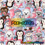 PRE-ORDER. Magical Christmas fabric. By METER - BlueMothFabrics