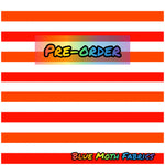 PRE-ORDER. Santa Skeleton stripes 2 coordinate fabric. By METER - BlueMothFabrics